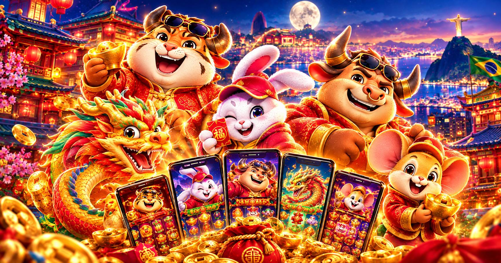 《Jogos Fortune Brasil 2026: Guia Completo de Fortune Tiger, Rabbit, Ox, Dragon e Mouse》